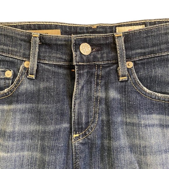 Adriano Goldshmied Women's Denim Shorts Sz 25 Blue The Hailey Ex-Boyfriend - Picture 5 of 9